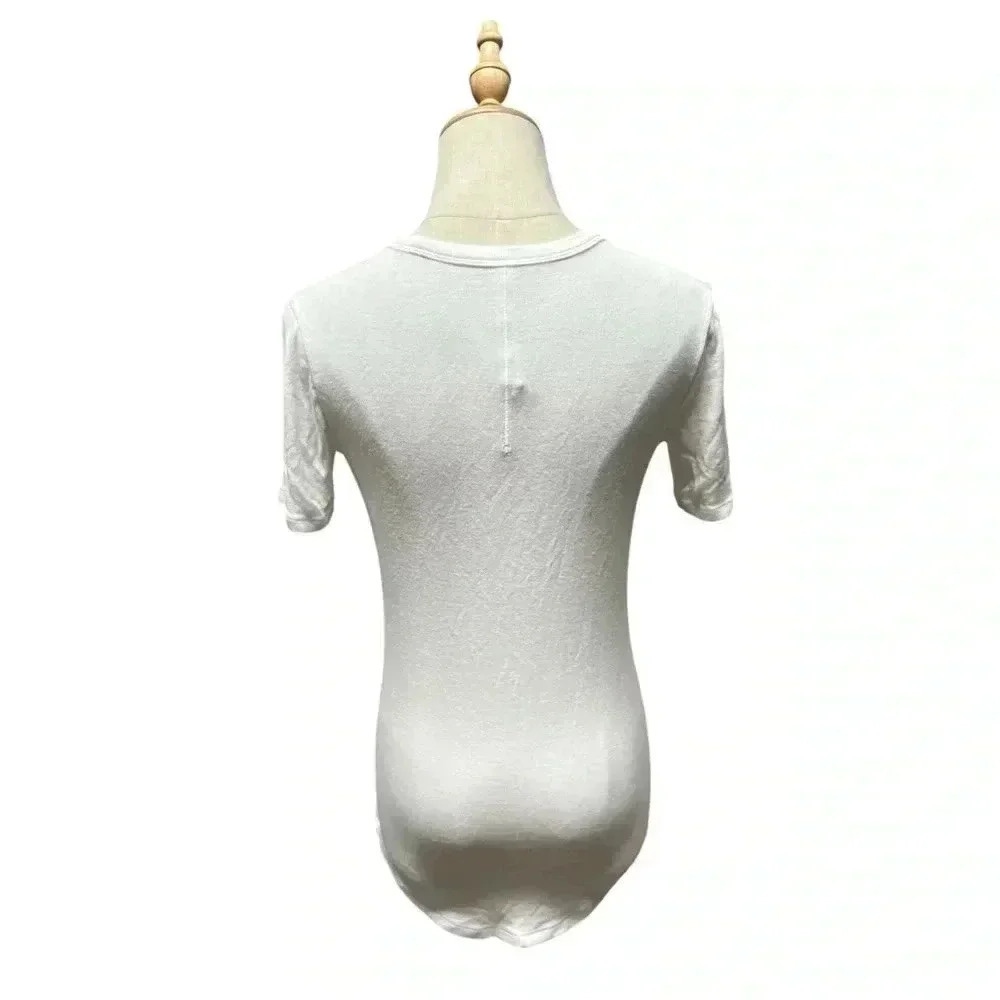 Lululemon White Shirt Size 6 - Picture 2 of 5